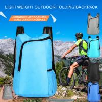 Mochila De Ciclismo Y Camping Plegable Ultra-Ligera Y Impermeable De Nylon Para Hombres Y Mujeres Mochila Deportiva Suave Para Almacenamiento Collapsible - details 0