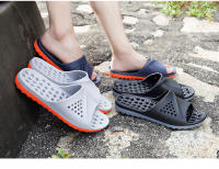 Sandalias De Hombre Para La Playa Y El Interior Antideslizantes Masajeadoras EVA Cómodas Para Verano Tallas Reales - details 9