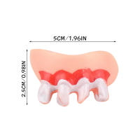 Dientes Falsos Para Perro Divertidos Disfraz De Dentadura Dental Para Decoración De Mascotas Halloween Cosplay Humanos Y Vampiros Juguetes De Interacción - details 17