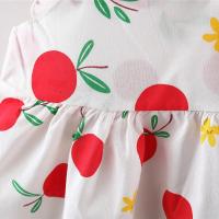 Vestido De Verano Para Niñas 0-3 Años Estilo Casual Con Volante Y Diseño De Pears Florido Manga Corta Tipo Halter Longitud De Pierna Vestido De Mujer - details 25