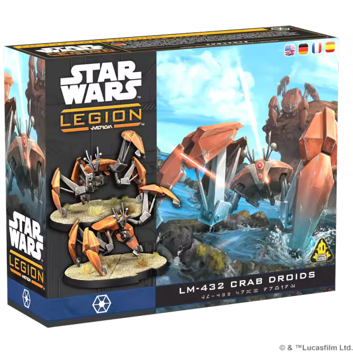 Asmodee - SW Legión: LM-432 Crab Droids - 1