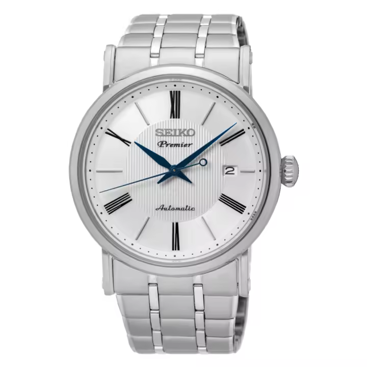 Seiko Reloj Hombre Analogico Automatico con Correa de Acero inoxidable SRPA17J1 - 1