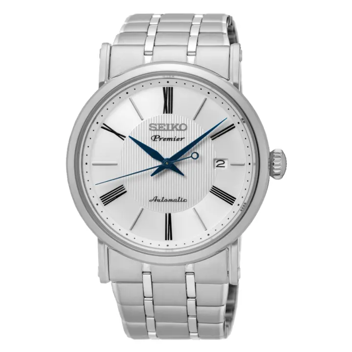 Seiko Reloj Hombre Analogico Automatico con Correa de Acero inoxidable SRPA17J1 - 1