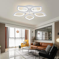 Iluminación De Techo LED IRALAN Con Control Remoto Y Posibilidad De Dimmer Para Comedor Sala De Estar Dormitorio Estudio Material De Hierro Fuente De Alimentación AC 90-260V - details 1