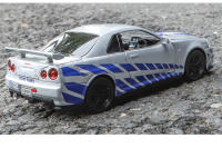 Modelo De Coche Deportivo GTR34 De 1:32 En Aleación De Metal Con Absorci\u00f3n De Choque De Cuatro Ruedas Luces Y Sonido Geniales Decoraciones De Escritorio - details 16