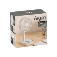 STARLEY - Ventilador de sobremesa plegable portátil – Mini ventilador recargable USB silencioso | 16.5×16.5×8.2 cm | Ideal para oficina, dormitorio, estudio y viajes | Diseño compacto y ahorro de espacio - details 5
