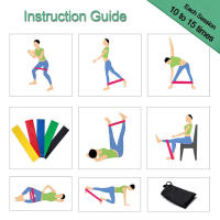 Set De Bandas De Resistencia De Látex Para Fitness Ejercicios De Fortalecimiento Con Anillos De Goma Equipo De Gimnasio Elásticas Para Entrenamiento Cardiovasculares Y Musculares - details 7