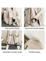 Mochila Universal De Nylon Para Hombres Y Mujeres Con Gran Capacidad Y Multi-bolsillos Mochila De Escuela Con Cierre De Hebilla Para Computadora - details 17
