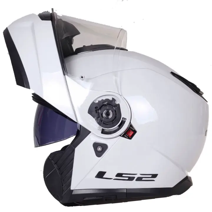 Casco de Moto Modular LS2 Strobe II Solid Blanco - 1