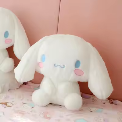 Muñeco De Peluche Grande De Anime Sanrio Con Orejas Grandes Y Diseño De Cinnamoroll Regalo De Cumpleaños Para Niños Juguete De Cojín Sentado De Dibujos Animados Japonés - 1