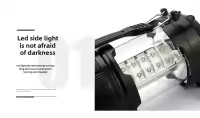 Lámpara De Camping LED De Alta Potencia Blanca Portátil Con Cuerda De Extensión Luz De Emergencia Para Acampar Y Tents - details 11