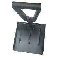 Shovel De Nieve Plegable De Aleación De Aluminio Ligera Herramienta Antideslizante Para Emergencias De Auto Y Camping - details 1