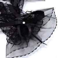 Guantes De Encaje Retro Para Mujer Elegantes Y Vacíos En Negro Rojo Y Blanco Para Bodas Y Fiestas Accesorios De Guantes Cortos De Boda - details 5
