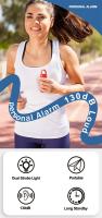 Alarma De Defensa Personal 130DB Con Luz LED Antiwolf Para Niñas Y Mujeres Llavero De Alarma De Pánico Emergencia En Azul - details 1