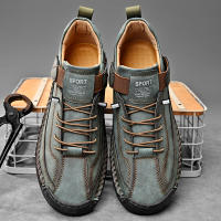 Zapatos Casuales Para Hombre De Cuero Hacer a Mano Transpirables Mocasines De Moda Talla Grande 38-48 Zapatos De Barco Lujo - details 28