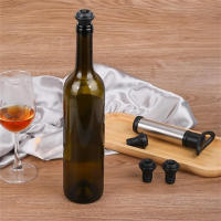 Juego De Ahorrador De Vino Con Bomba De Vacío En Acero Inoxidable Preservador De Vino Blanco / Cerveza Mantener El Vino Fresco - details 3
