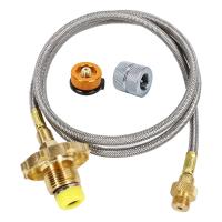 Adaptador De Conexión De Tanque De Gas Líquido Para Camping Al Aire Libre En Asia Carburante De Gas Cartridge Mutuo Recarga Línea De Extensión - details 0