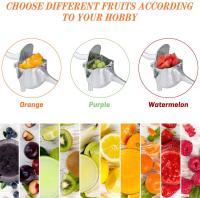 Exprés Manual De Aluminio Para Exprimir Naranjas Limones Y Caña De Azúcar Herramienta De Fruta Para Cocina 2024 - details 7