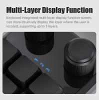 Teclado Mecánico Mini Para Gaming Y Photoshop Con Macro Personalizable RGB 3 Teclas Botón Copiar Pegar Hotswap Para Desktop Laptop Tablet - details 5