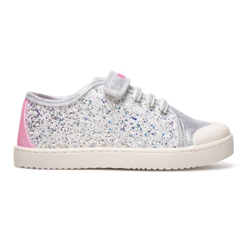 Zapatillas de lona niña PABLOSKY 984450 LONA BAREFOOT CAVIAR PLATA 37728 26V