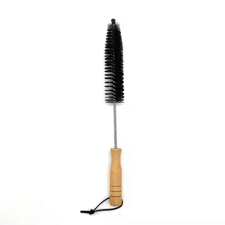 Cepillo De Limpieza Flexible Y Multifuncional Para Máquina De Lavar Y Secadora Con Mango De Madera Herramientas De Limpieza Para Radiador - 1