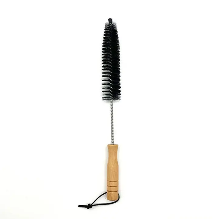 Cepillo De Limpieza Flexible Y Multifuncional Para Máquina De Lavar Y Secadora Con Mango De Madera Herramientas De Limpieza Para Radiador - 1