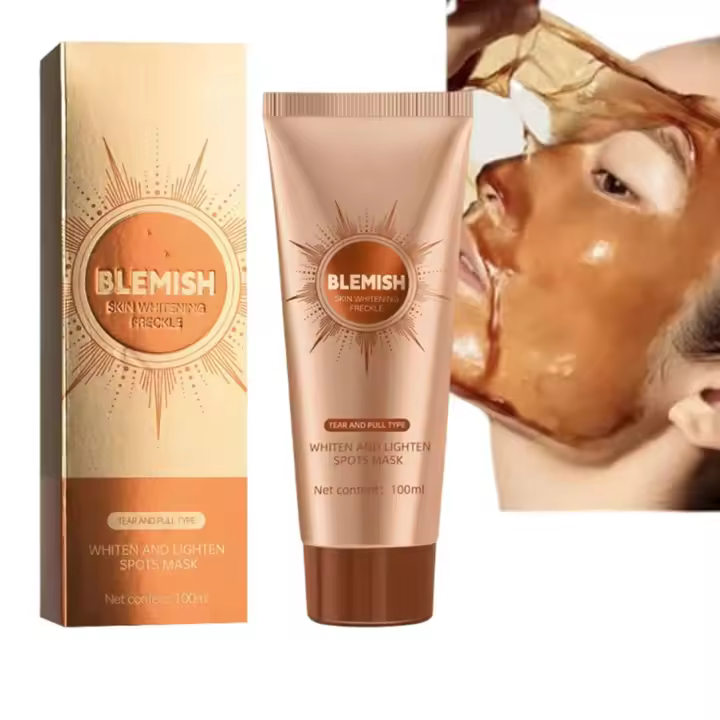 Mascarilla facial antimanchas, antiedad y desprendible, a base de hierbas, ideal para rostro y cuerpo, elimina manchas de la edad, pecas y manchas solares (1 unidad). - 1