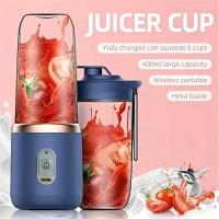 Batidor De Frutas Portátil Eléctrico Doble Copa Máquina De Batido Y Smoothies Auxiliar De Cocina Para Bebidas Y Alimentos - details 9