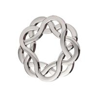 Juguete De Resolución De Labyrinto 3D De Aleación (Plata) Anillo De Cerradura Juguete De Alivio Del Estrés Para Niños Y Adultos - details 3