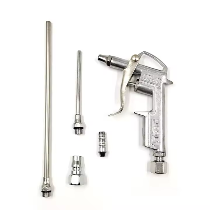 Kit De 5 Piezas De Pistoleta De Aire Mini Para Limpieza De Polvo Pneumática Para Motor De Automóvil Y Otras Aplicaciones De Metalworking - 1