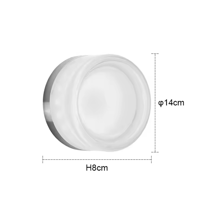 Lámpara De Pared LED Moderna En Acrílico Para Dormitorio Sala De Estar Hotel Baño Iluminación Decorativa Montaje En Pared Incluye Bombilla - 1