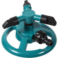 Riega Jardín Automático 360 ° Sprinkler Rotativo Con 3 Boquillas De Tubo Y Riega Sistemas De Riego Para Césped - details 8