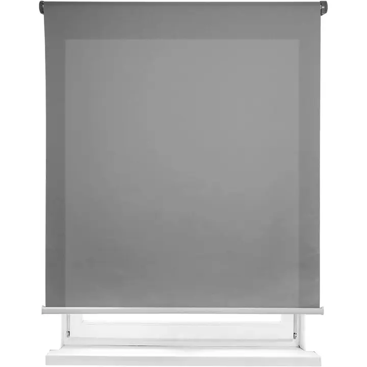 STARLEY-*Estor enrollable translúcido liso -Medida Desde 60 a 180 cm de Ancho, Color Blanco,Gris,Marron, Estores traslucidos de Calidad para Ventanas y Puertas. - 1