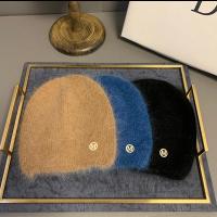 Gorro De Piel De Conejo De Nueva Moda 2024 Para Mujer Con Cabello Largo Caliente Y Suave Gorro De Invierno De Color Sólido Simplicidad Y Calidez Para Exterior - details 1