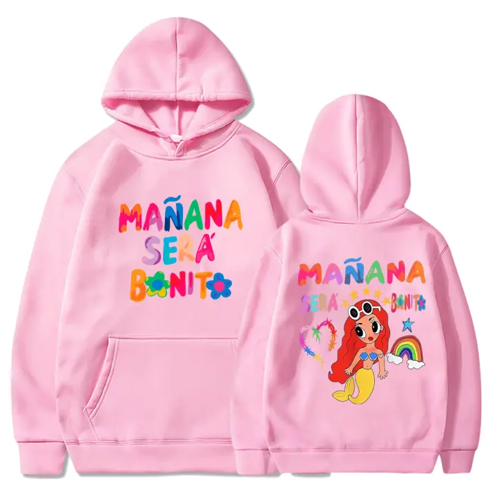 Sudadera De Capucha Para Hombre Y Mujer De Karol G Manana Sera Bonito Imprimido En Múltiples Colores Estilo Y2k Suave Y Cómoda Para Todas Las Estaciones - 1