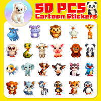 Pegatinas De Animales Cartoon Pequeños Naturales Para Niños 50 Piezas Grandes Ojos Estilo Graffiti Juguetes Para Niños a Partir De 14 Años - details 4