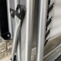 Silla tumbona hamaca plegable Reclinable de gravedad cero y resistente para Playa Patio Jardín Camping al Aire Libre, Carga Max.150 kg - Kmt Style - details 12