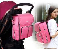 Bolso De Diaper Multifuncional Para Bebé Insular Elegante Bolsa De Camarón Para Mamá Viaje Cambio Con Carrito De Manos Para Mujer Tamaño Medio - details 25