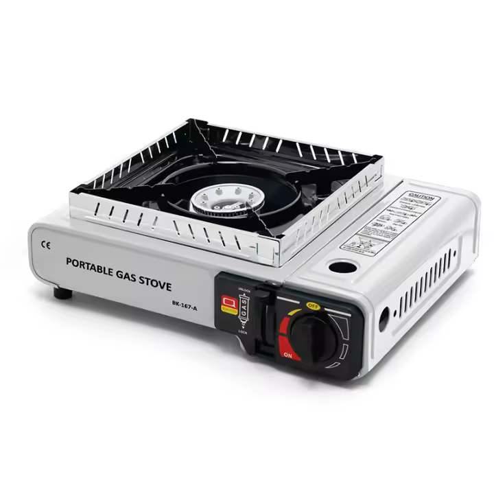 Estua de gas de un sole emisor ajustable, grabador a prueba de Viento para Cocinar al Aire Libre, acampar, chilear y Asar. - 1