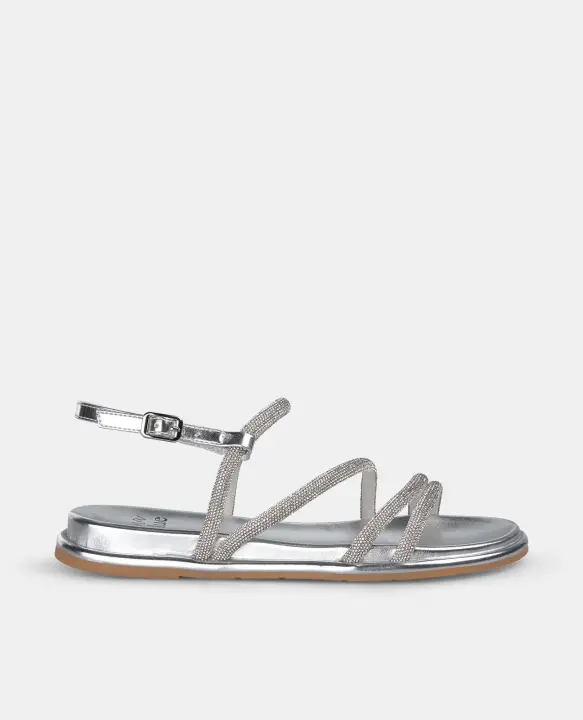 Alma Blue V25BLD168 Sandalias de tacón para mujer plateado en sintético 54717 - 1