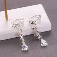 Juego De Collar Y Aretes De Flores Con Rhinestone Zircon Para Bodas Joyería De Novia Accesorios Para Vestidos De Novia Fiesta Regalo Para Mujeres - details 7