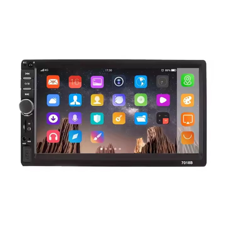 Reproductor Car Stereo Player - 7" LCD 260K Colores, CarPlay Dual, Mando a Distancia IR, Compatibilidad con Varios Vehículos - 1
