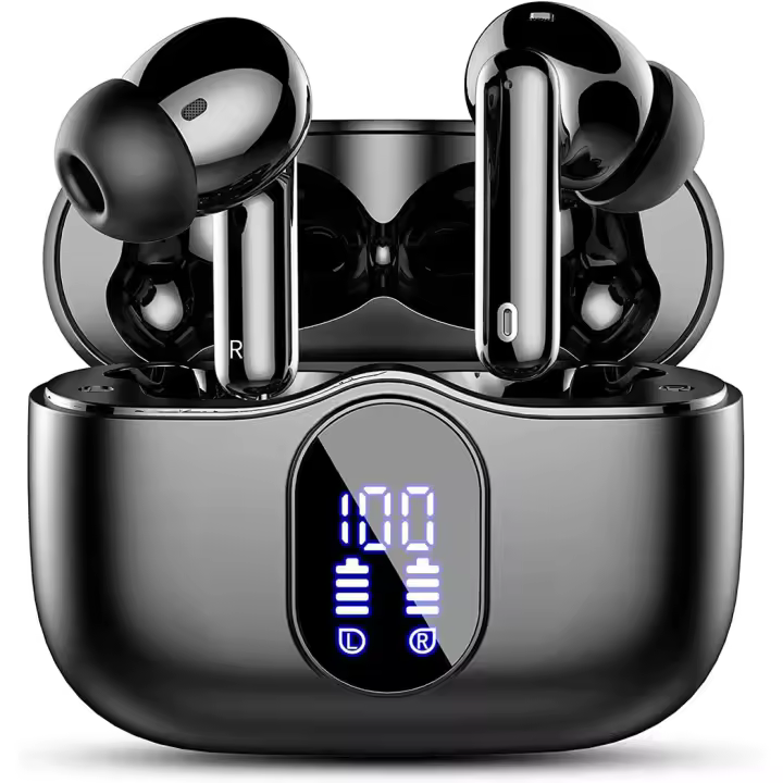 Auriculares Bluetooth largos duración, Bluetooth 5,1 para Viajes, Auriculares Bluetooth 5,1 | 140 Días Standby + 8H Música | ¡Carga Rápida 1,5 H - 1