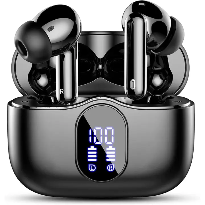 Auriculares Bluetooth largos duración, Bluetooth 5,1 para Viajes, Auriculares Bluetooth 5,1 | 140 Días Standby + 8H Música | ¡Carga Rápida 1,5 H - 1