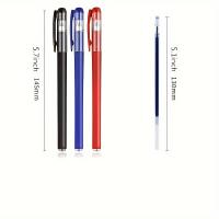 Juego De 26 Bolígrafos De Gel 0.5mm Puntos Finos Colores Variados ( Negro / Azul / Rojo ) Para Oficina Y Escuela - details 0