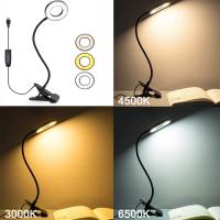 Luz De Escritorio LED Recargable Por USB Protección Ocular Para Lectura Y Libros Con 3 Niveles De Brillo Ajustable Para El Dormitorio Material ABS Fuente De Luz LED - details 10