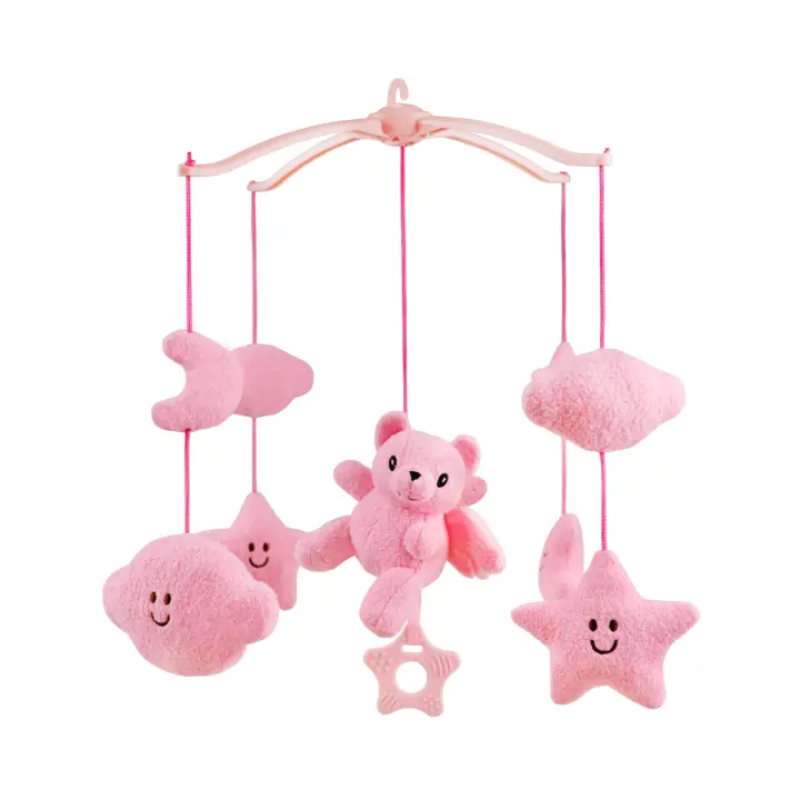 Campana de cuna BBSKY con forma de ángel y pentagrama, para colgar en la cama, con música giratoria. - 1