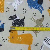 ROYAL Saco Nórdico Perritos Lino Cama 90 Con Cremallera y Fuelle Sin Relleno. Ideal para no destaparse al dormir, muy fácil de hacer la cama - details 2