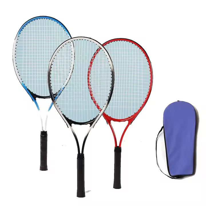 Raqueta de Tenis de 27 pulgadas, entrenador de Tenis individual para principios, juego de entrenamiento de Doble Partido, raqueta de Tenis para exteriores - 1