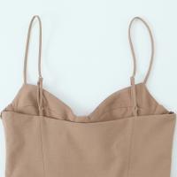 Vestido UNIZERA Para Mujeres Estilo Casual De Cuello Corazón Largo Y Espalda Descubierta Sin Mangas Vestido Midi De Verano - details 10